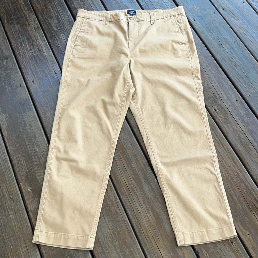 J. Crew Factory High-Rise Girlfriend Chino - Picture 9 of 12